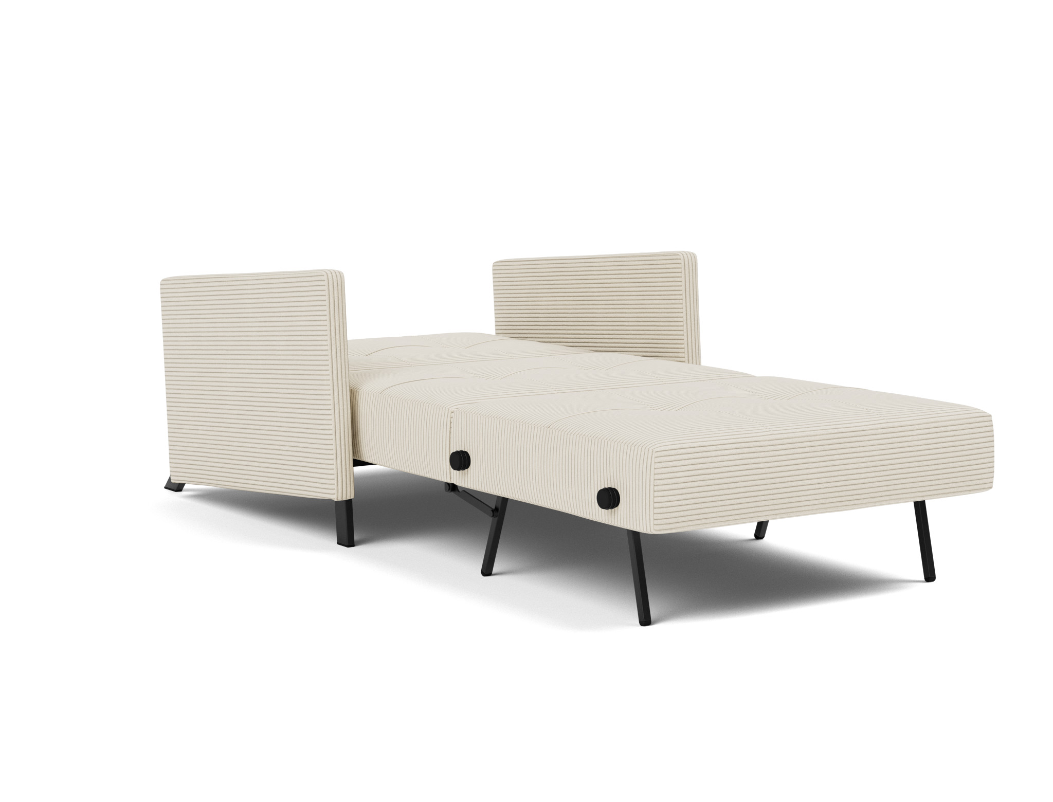 Schlafsessel Cubed 90 mit Armlehnen Kord Corduroy 594-Ivory