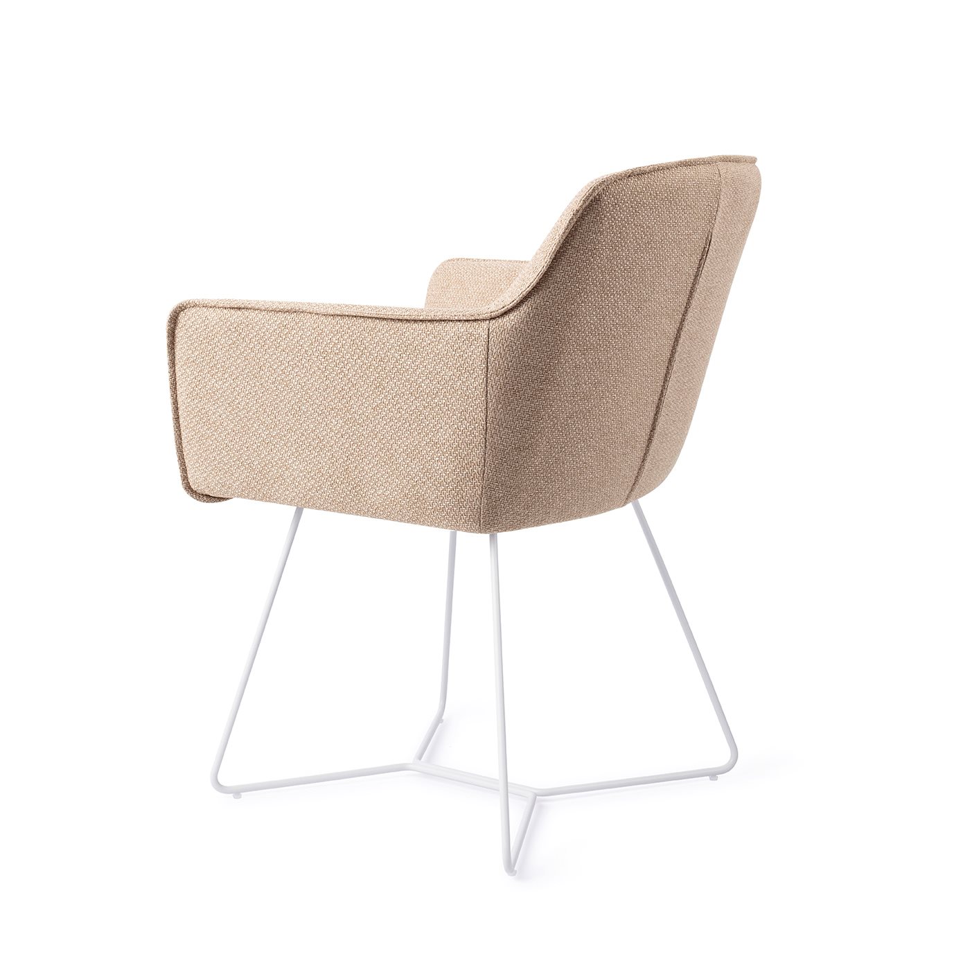 Jesper Home Esszimmerstuhl Hofu Wild-Walnut Beehive Weiß