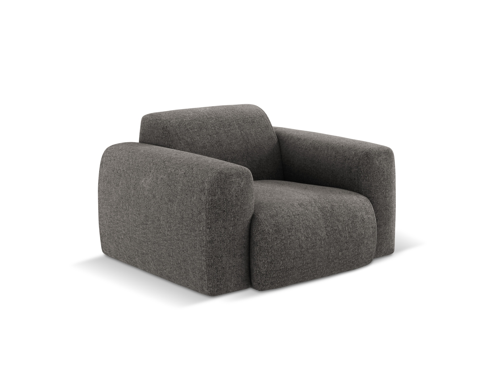 Cosmopolitan Design Sessel Nolio Chenille Haga Grau
