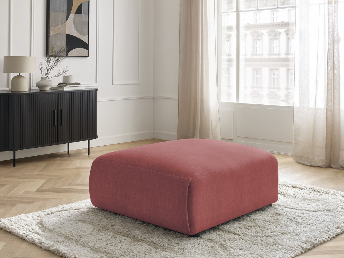 Bobochic Jana Pouf 94 × 114 cm Samt Orange