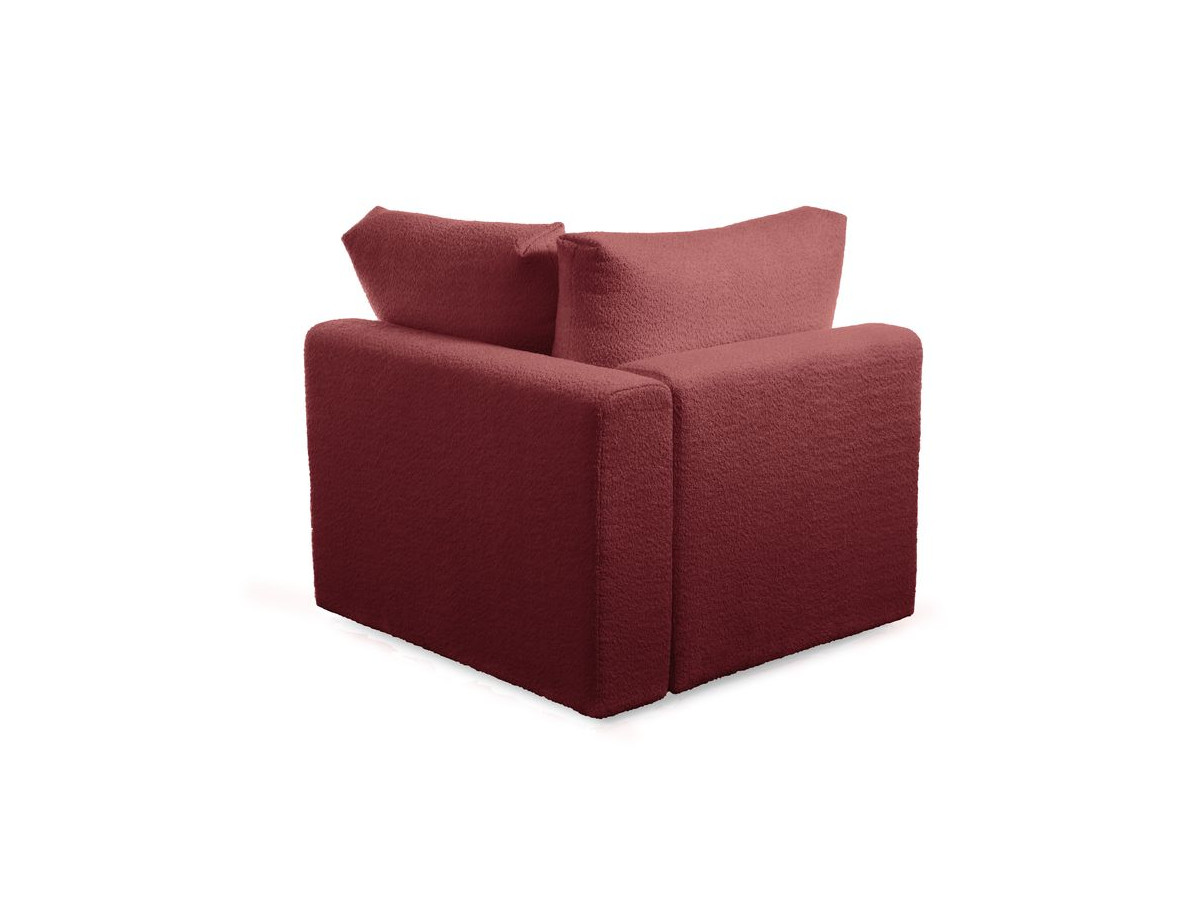 Bobochic Paris Eckmodul Bouclé-Stoff Rot
