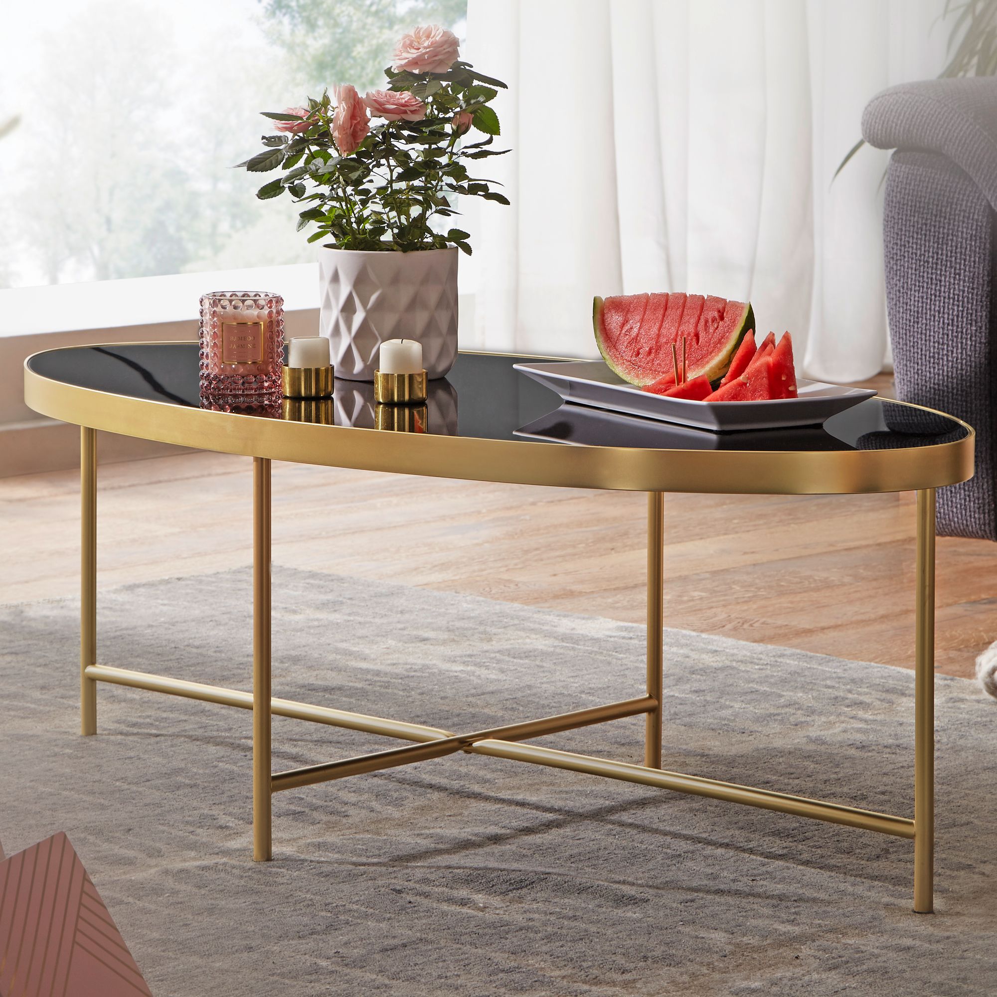 Couchtisch Rodvig Gold 110 × 56 × 40 cm