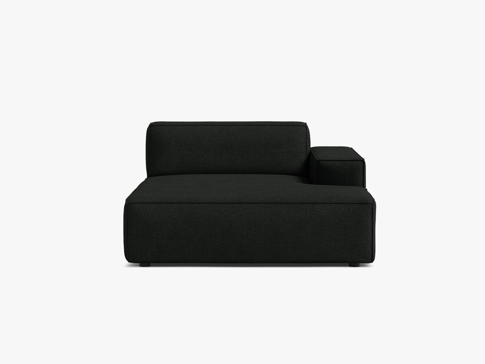 Micadoni Jodie Chaiselongue Rechts Boucle Baloo Schwarz