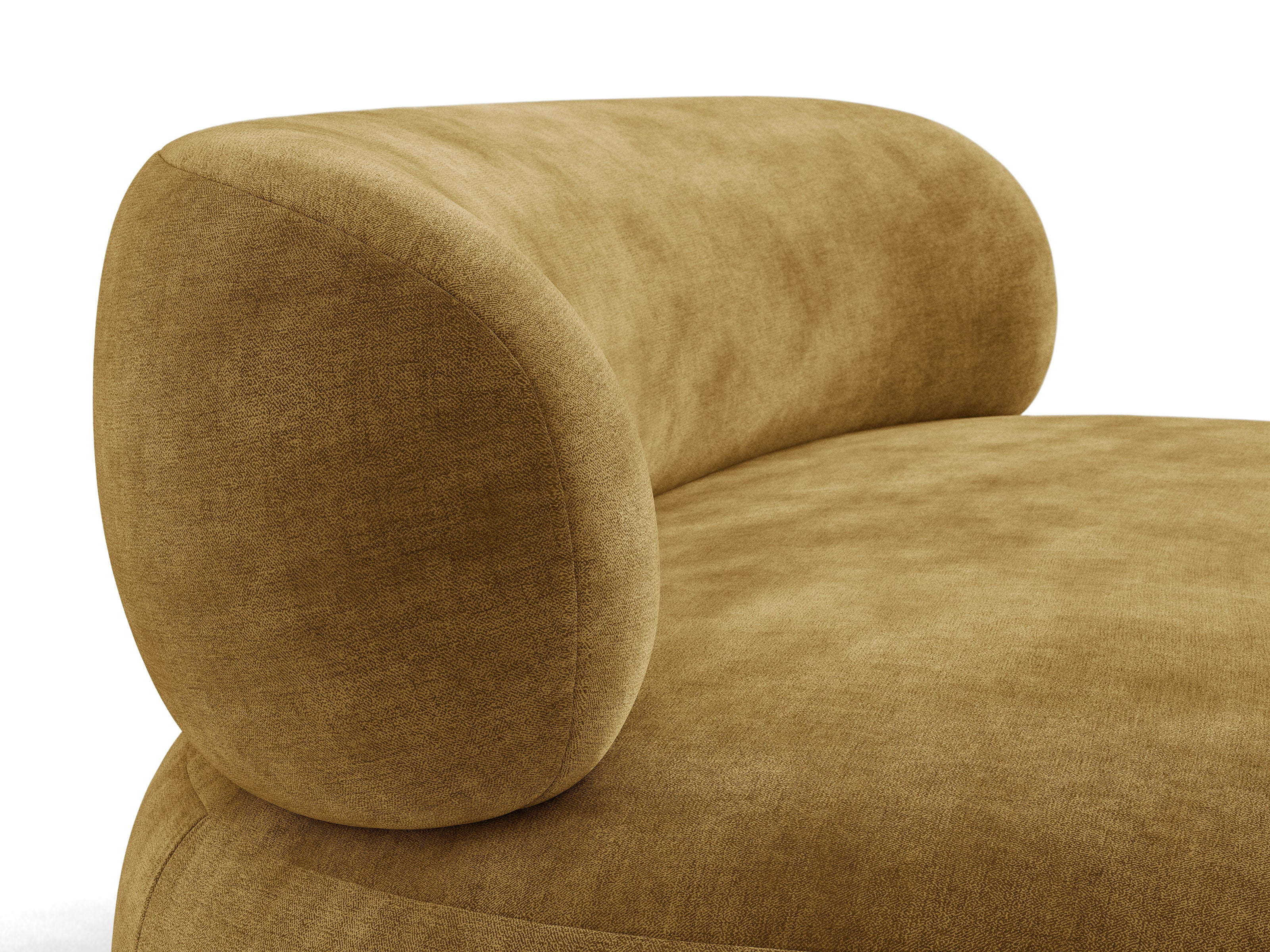 Micadoni Aura Armsessel Chenille Golden Senf
