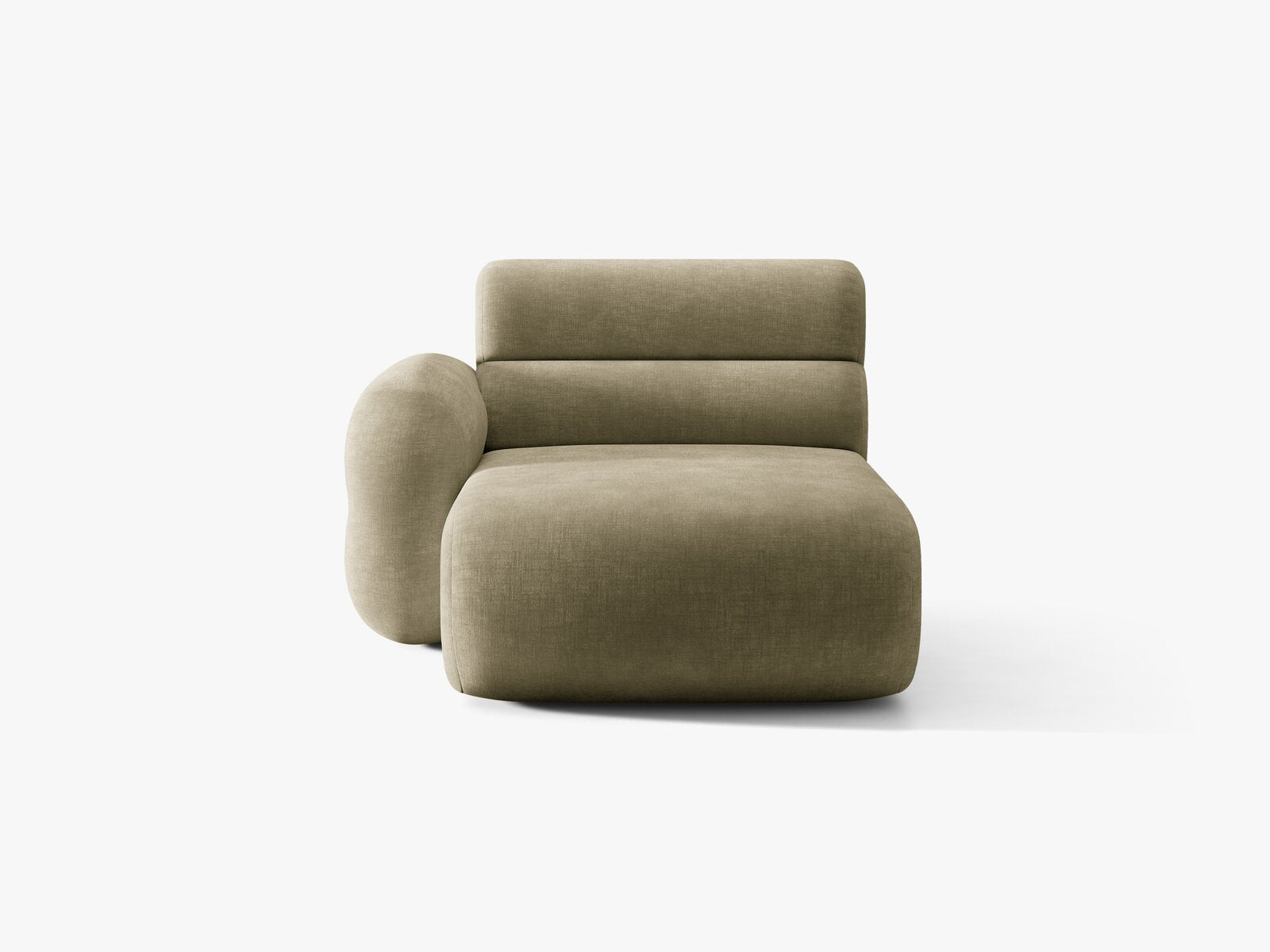 Micadoni Neo Chaiselongue Links Chenille Golden Hellolive
