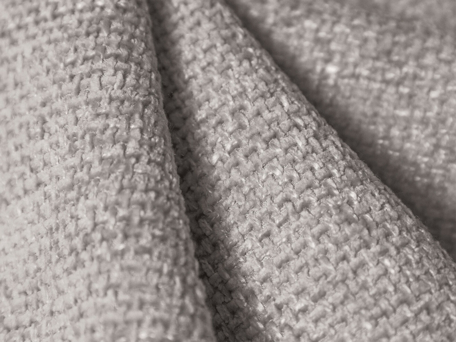 Micadoni Sofa Miley 4-Sitzer Rechts Chenille Haga Hellgrau