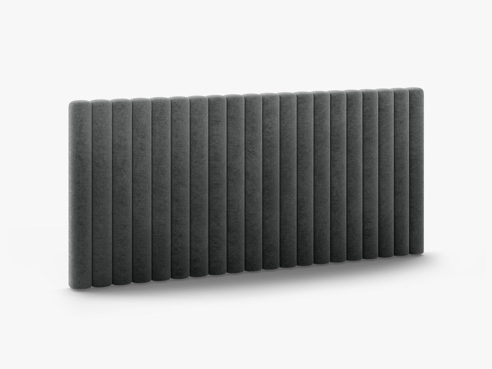 Micadoni Mistero Polster-Kopfteil Chenille Perfect Harmony Dunkelgrau 200x95