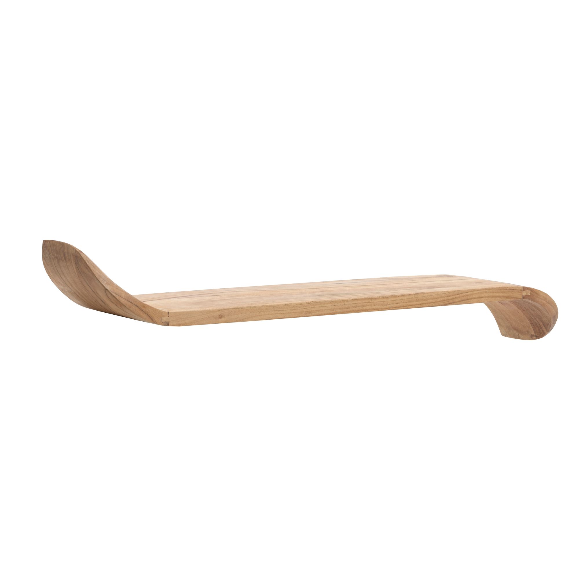 Wandregal Klepp Mango Massivholz Braun Breite 120 cm