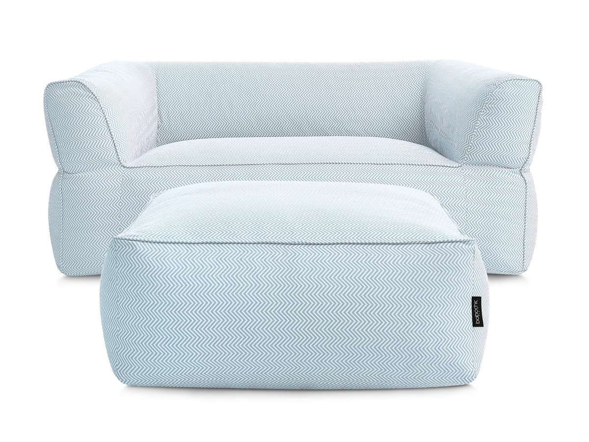 Stoff · Hellblau