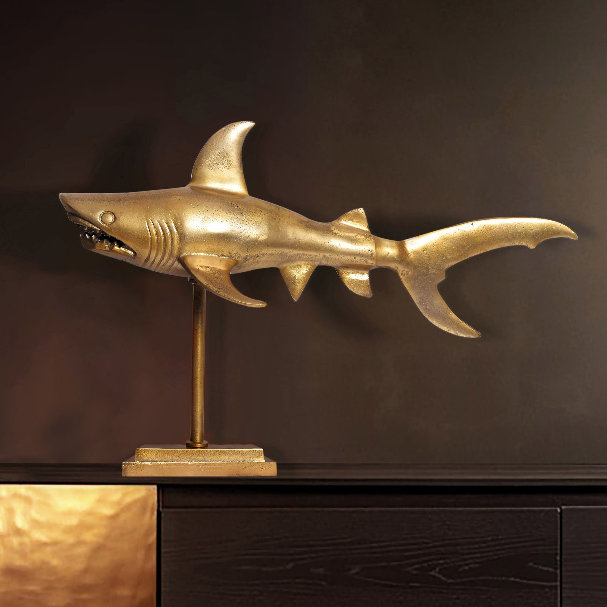 Dekofigur Hordvik Aluminium Gold 70 × 27 × 49 cm