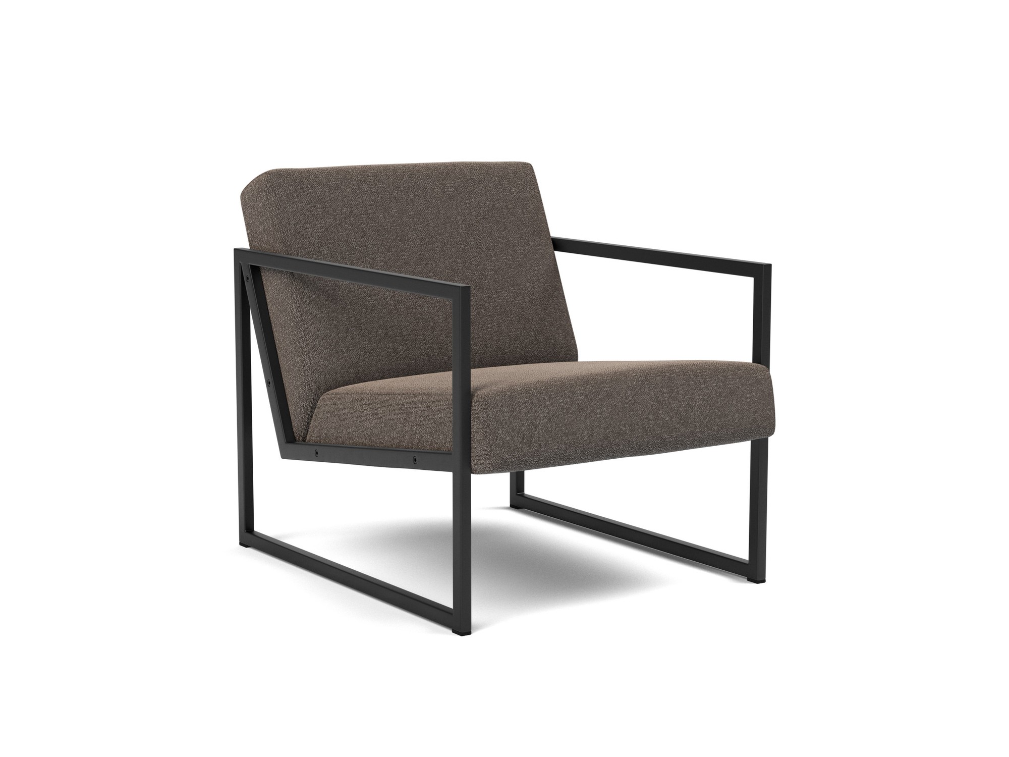 Sessel Vikko mit Armlehnen Boucle Skandi 530-Taupe