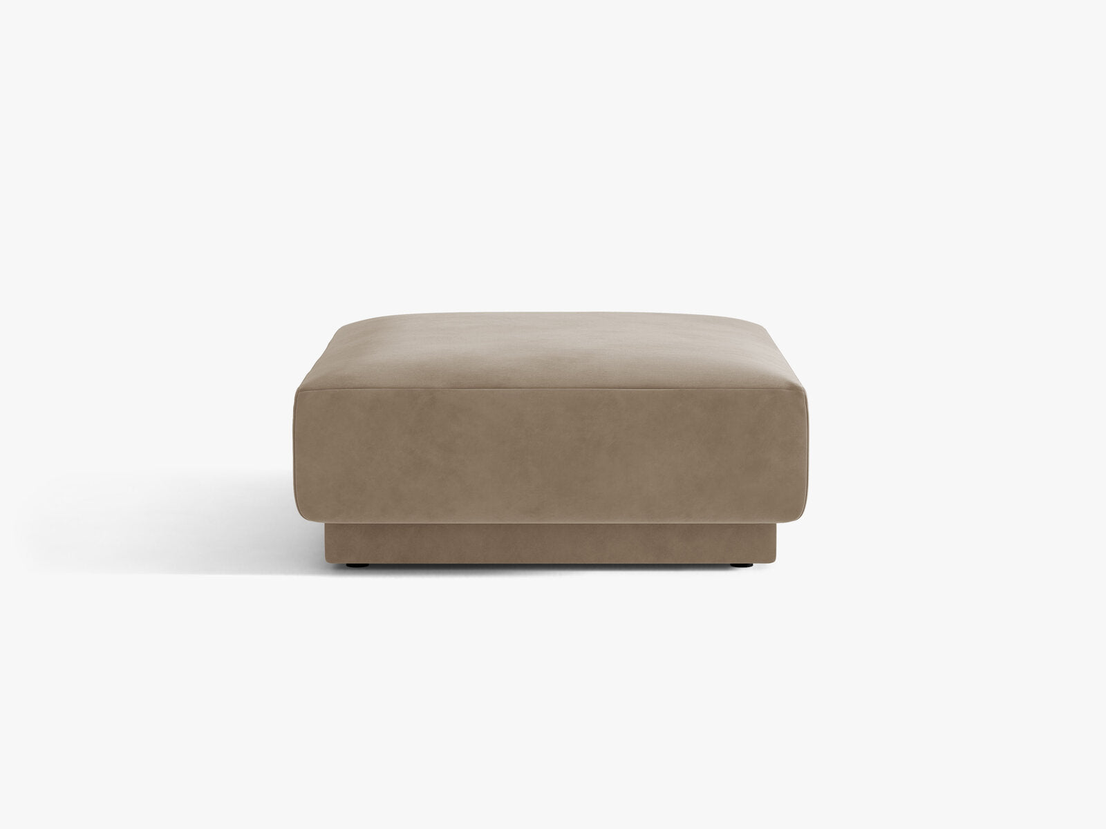 Micadoni Hocker Miley 1-Sitzer Samt Bluvel Cappuccino