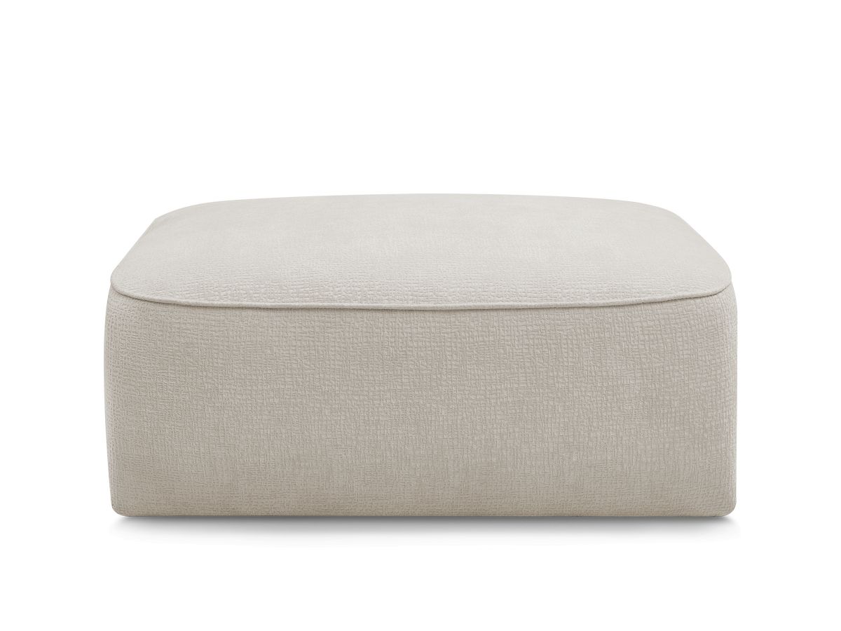 Bobochic Leopold Pouf Strukturstoff Beige