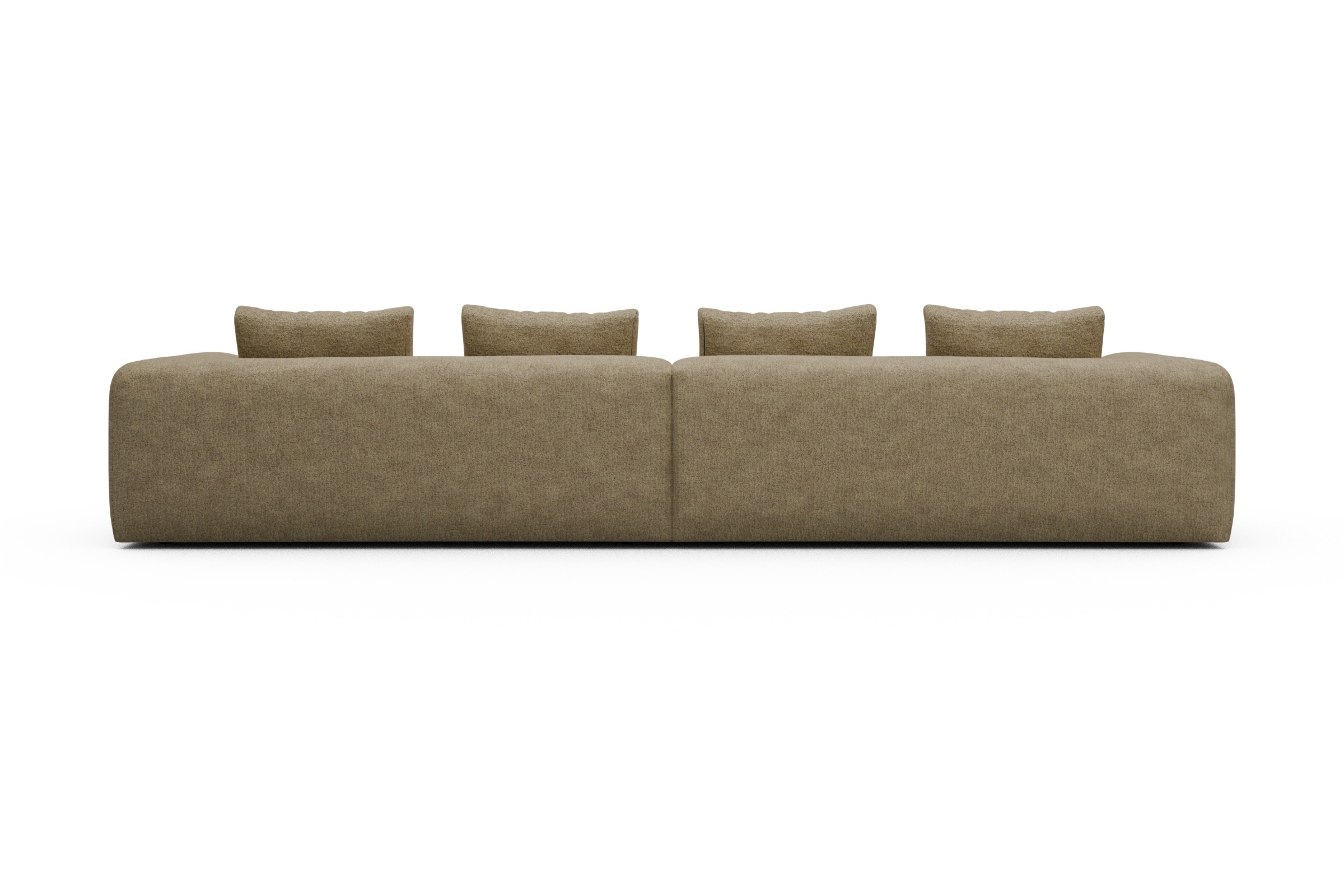 Sofa Modulares XXL Sofa Fred 5-Sitzer Carreno-Silician-Yellow