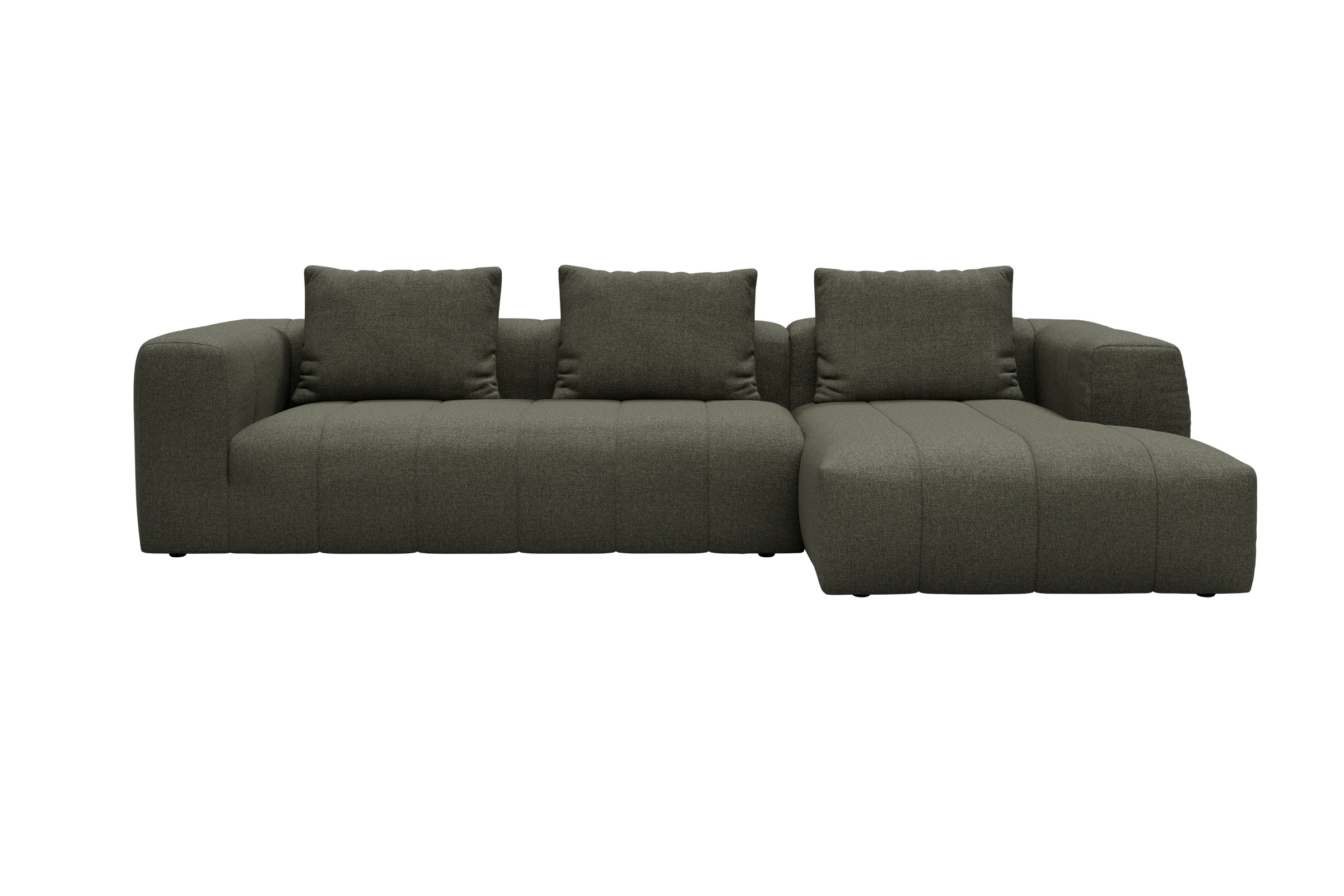 Hugo 2,5-Sitzer Armlehne links mit Chaiselongue Sama-Winter-Moss moebelfaktor