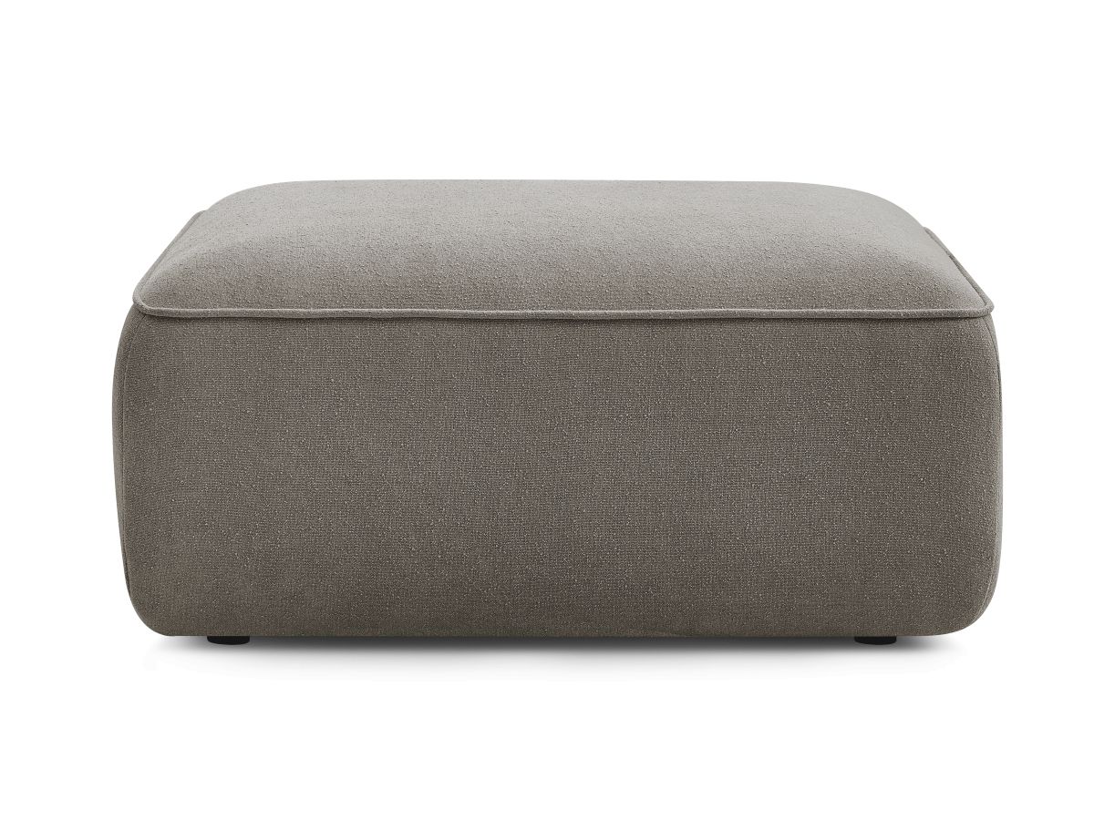 Bobochic Zephyr Pouf Strukturstoff Taupe