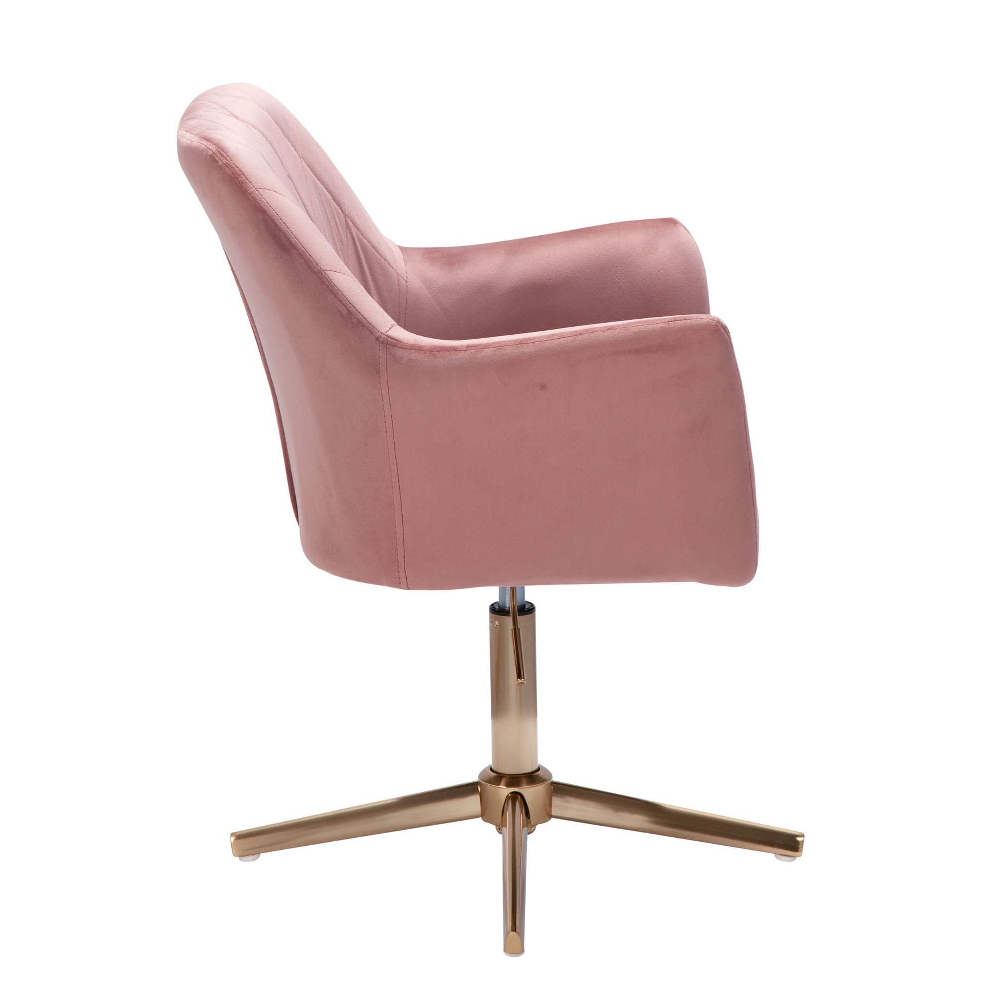 Esszimmerstuhl Voss Samt Rosa