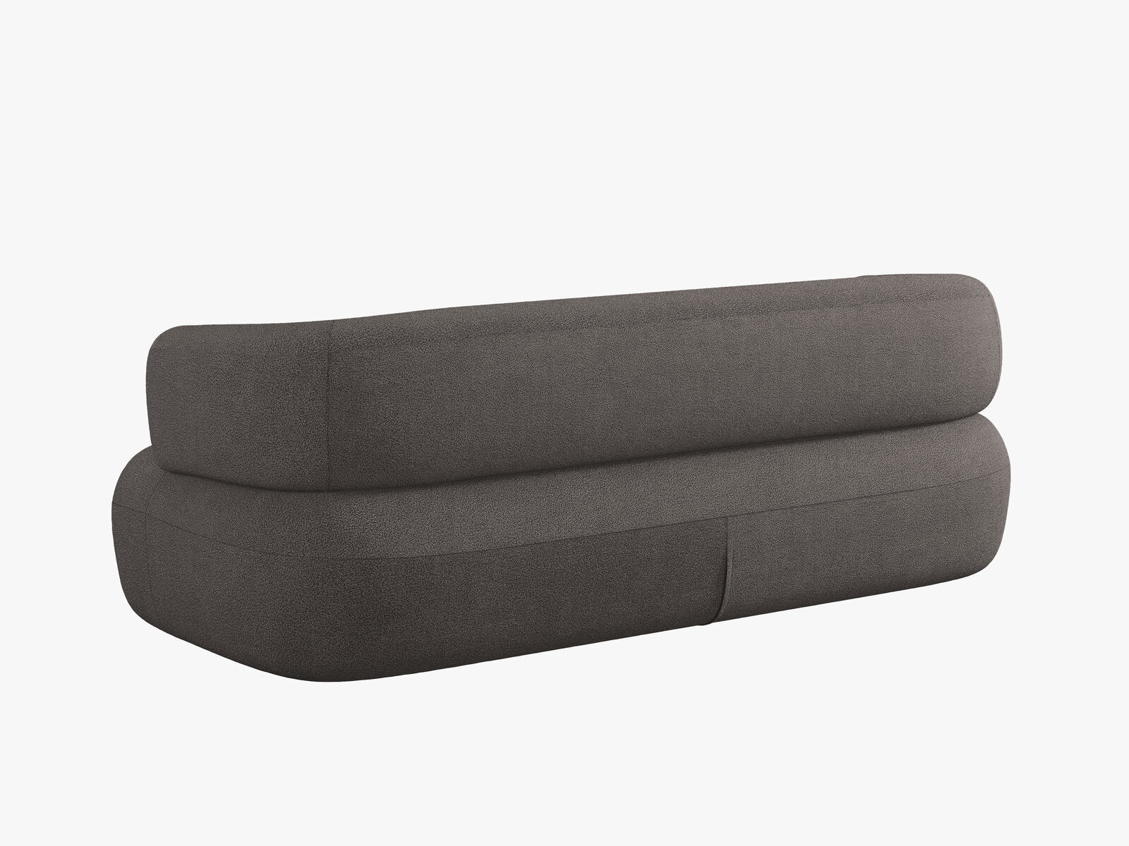 Micadoni Sofa Jenny 2-Sitzer Boucle Now or Never Grau