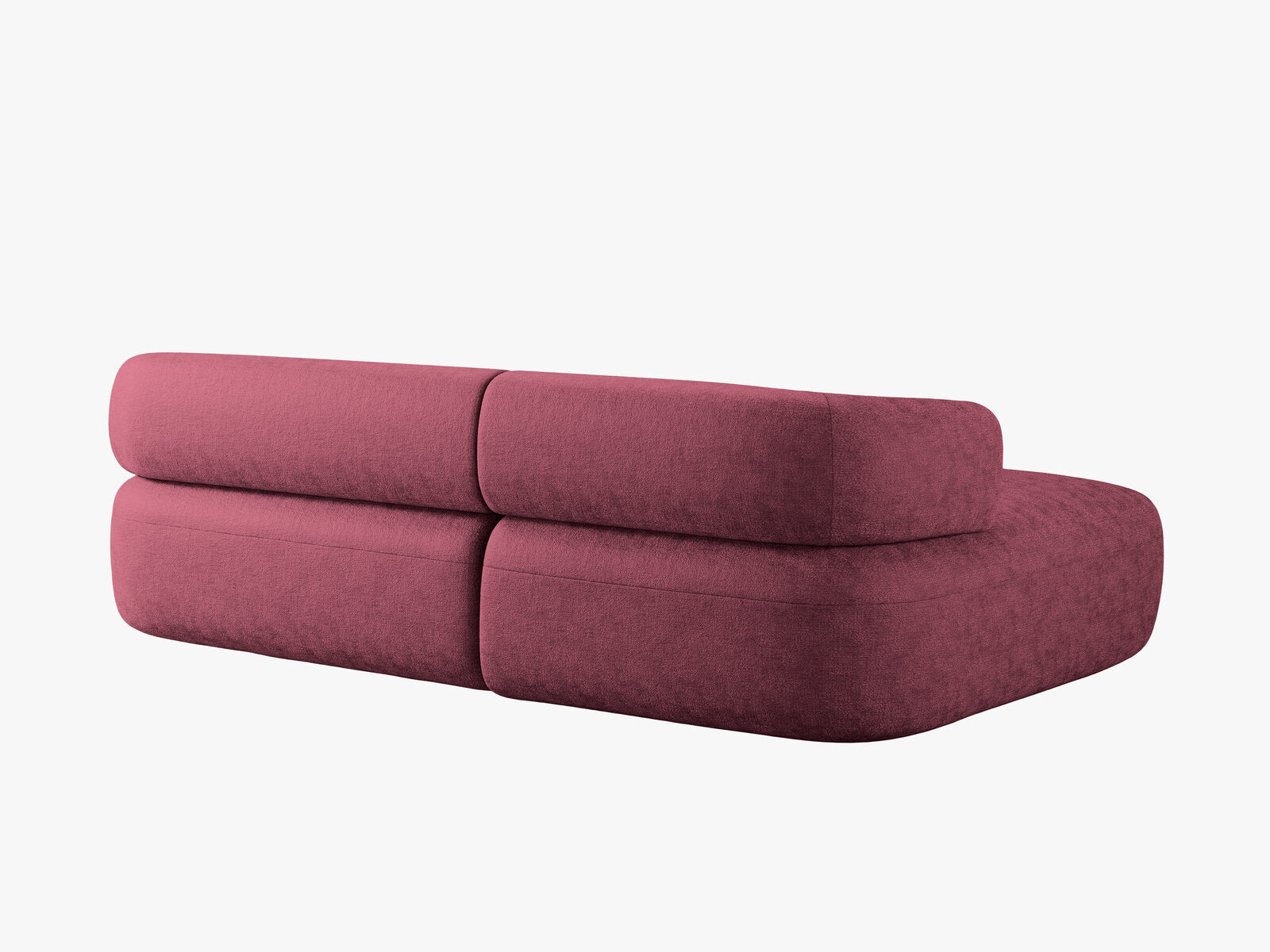 Micadoni 5-Sitzer Ecksofa Jenny Links Chenille Perfect Harmony Kirschbaum