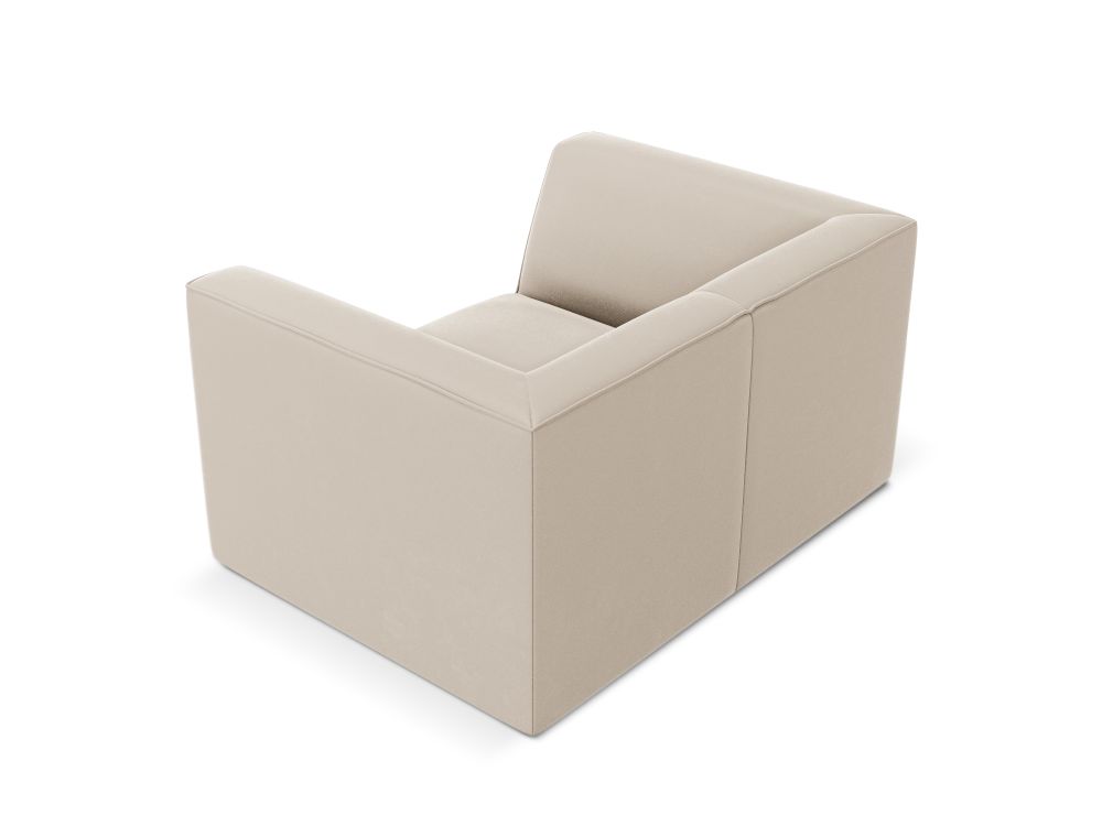 Cosmopolitan Design Sessel Siena Samt Salvador Beige