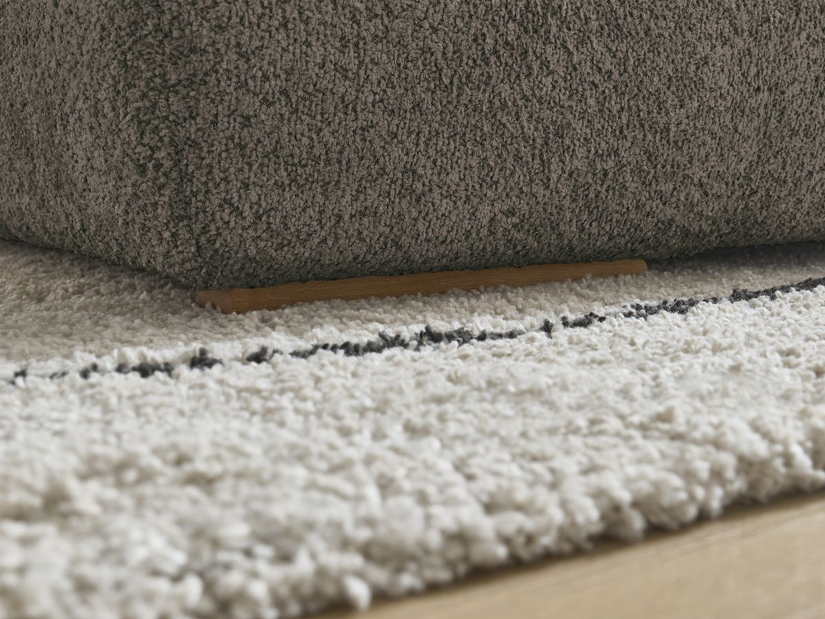 Bobochic Anakin Pouf Bouclé-Stoff Braun
