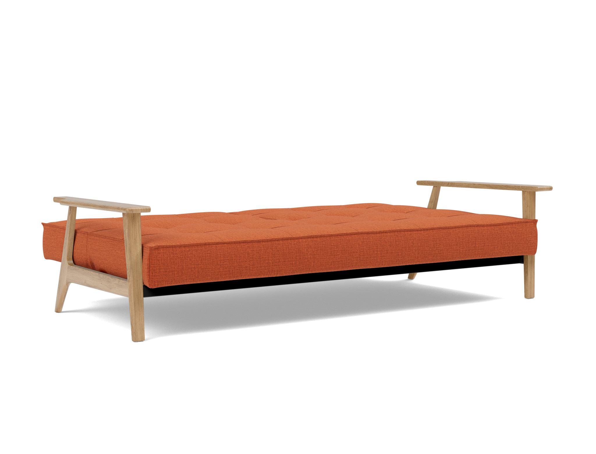 Schlafsofa Splitback Frej Chenille Esina 412-Rust-Orange