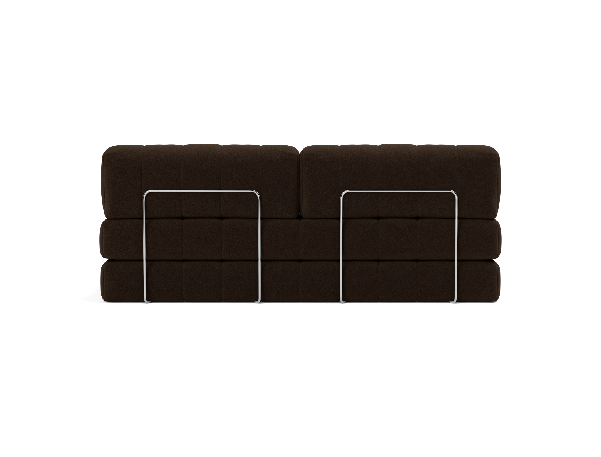 Schlafsofa CozyPad Strukturierter Stoff Taura 358-Chocco