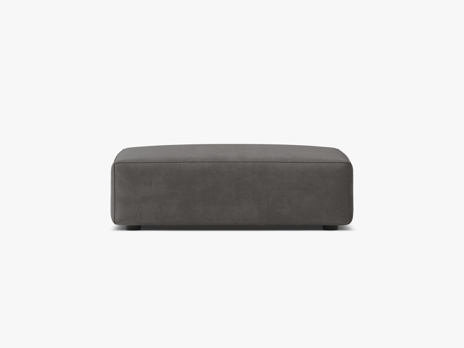 Micadoni Hocker Jodie 1-Sitzer Samt Bluvel Hellgrau