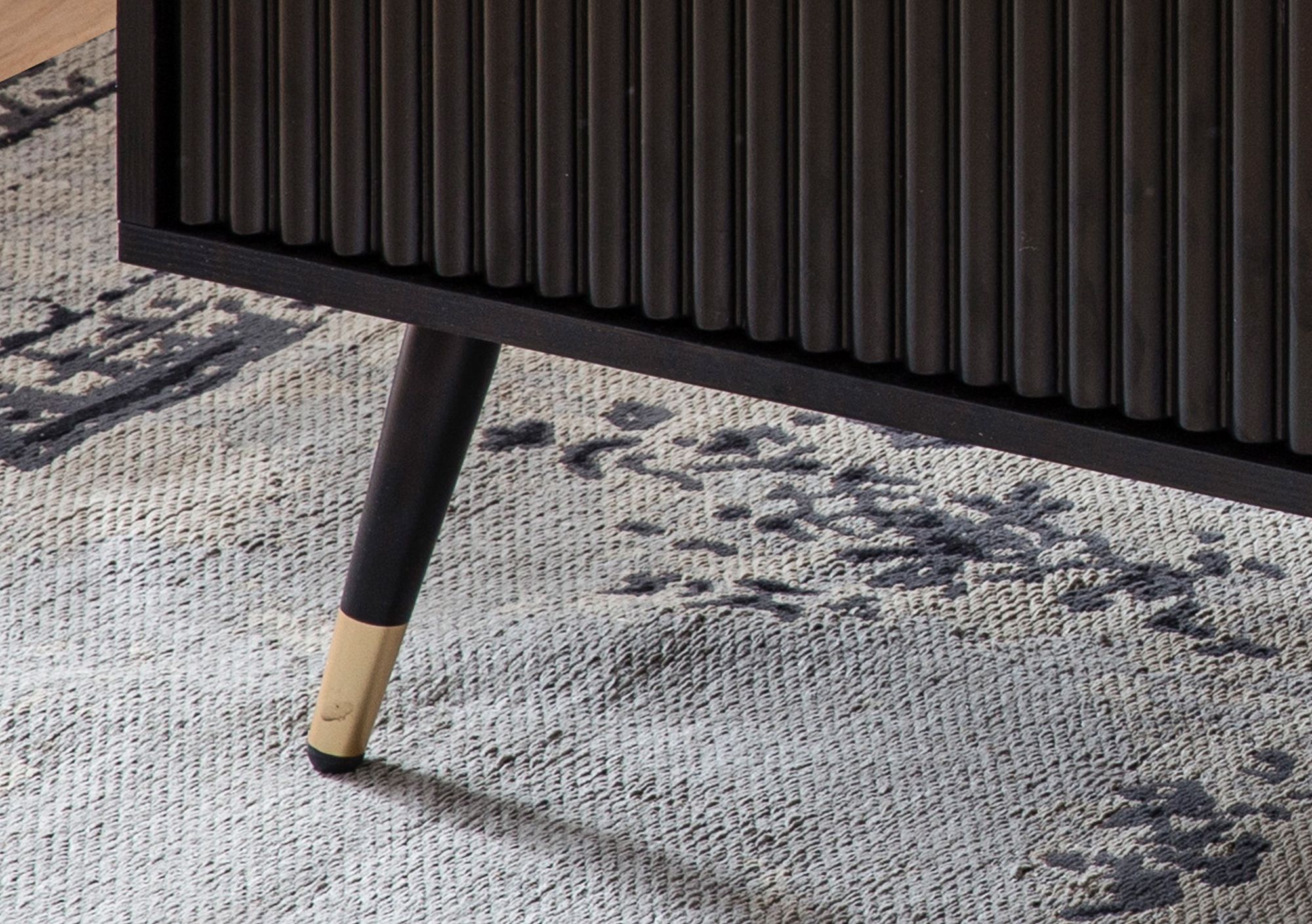 Couchtisch Evenskjer Schwarz 110 × 60 × 43 cm