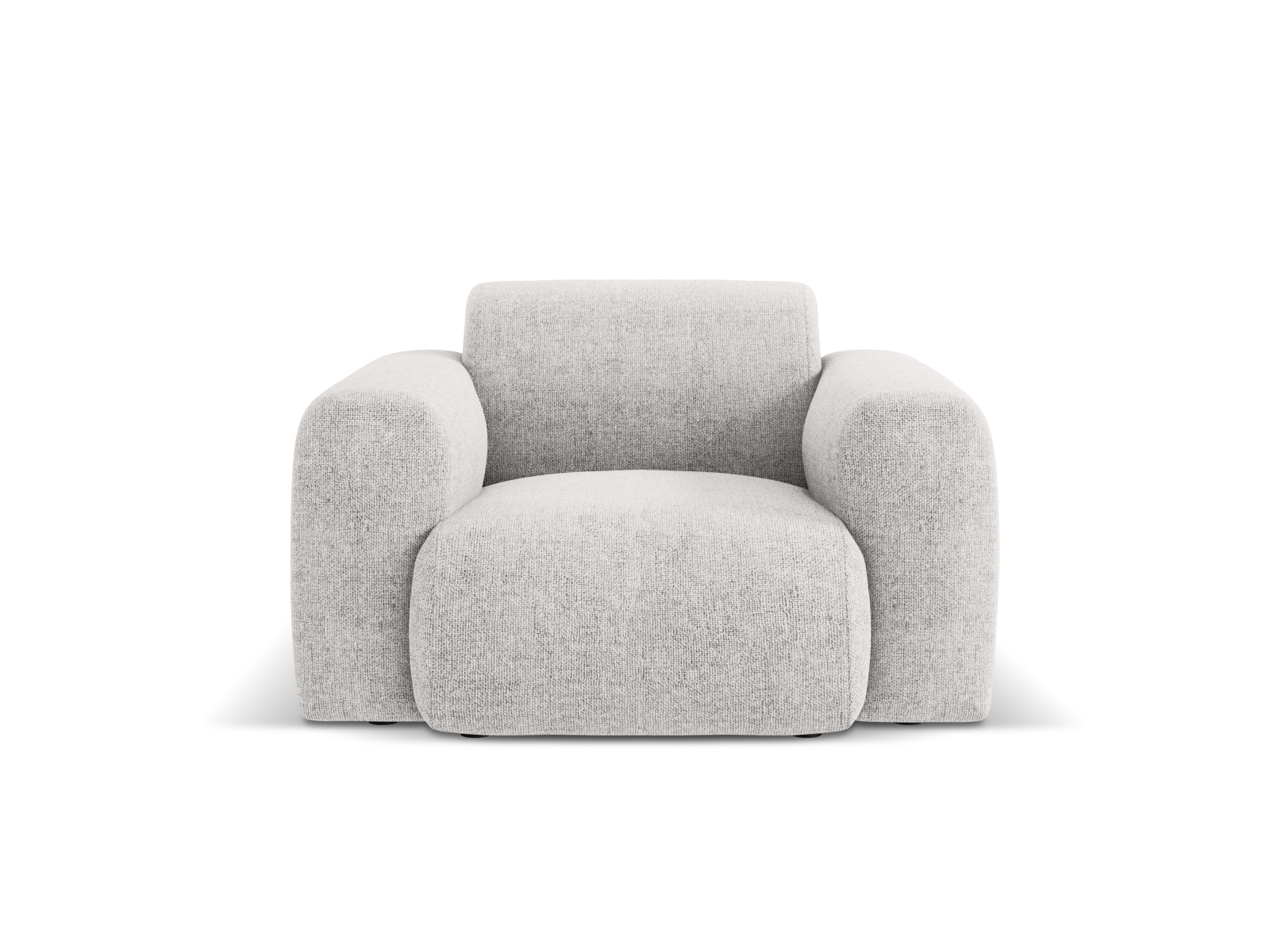 Cosmopolitan Design Sessel Nolio Chenille Haga Hellgrau