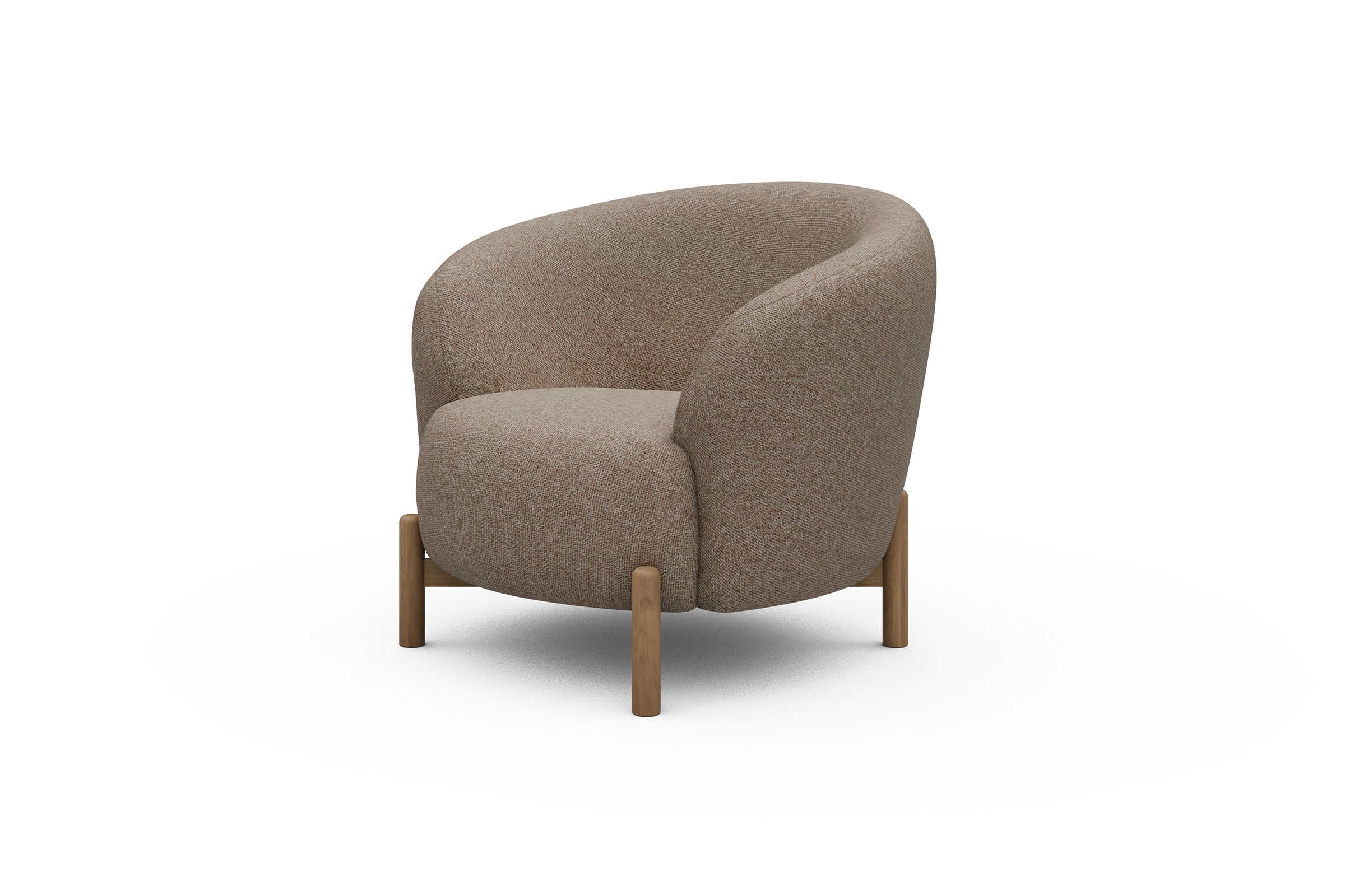 Sessel Ronda Holzbeine Eiche Natur Sama-Antelope
