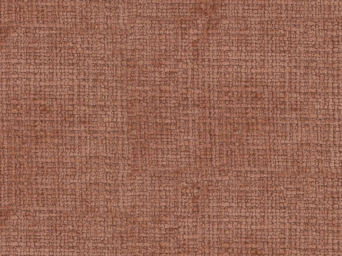 Bobochic Denise Ecksofa mit Schlaffunktion und Bettkasten und Pouf 256 × 197 cm Strukturstoff Orange Ecke rechts