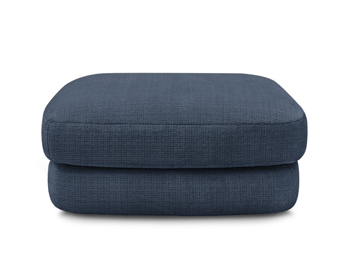 Bobochic Leonore Pouf Strukturstoff Dunkelblau