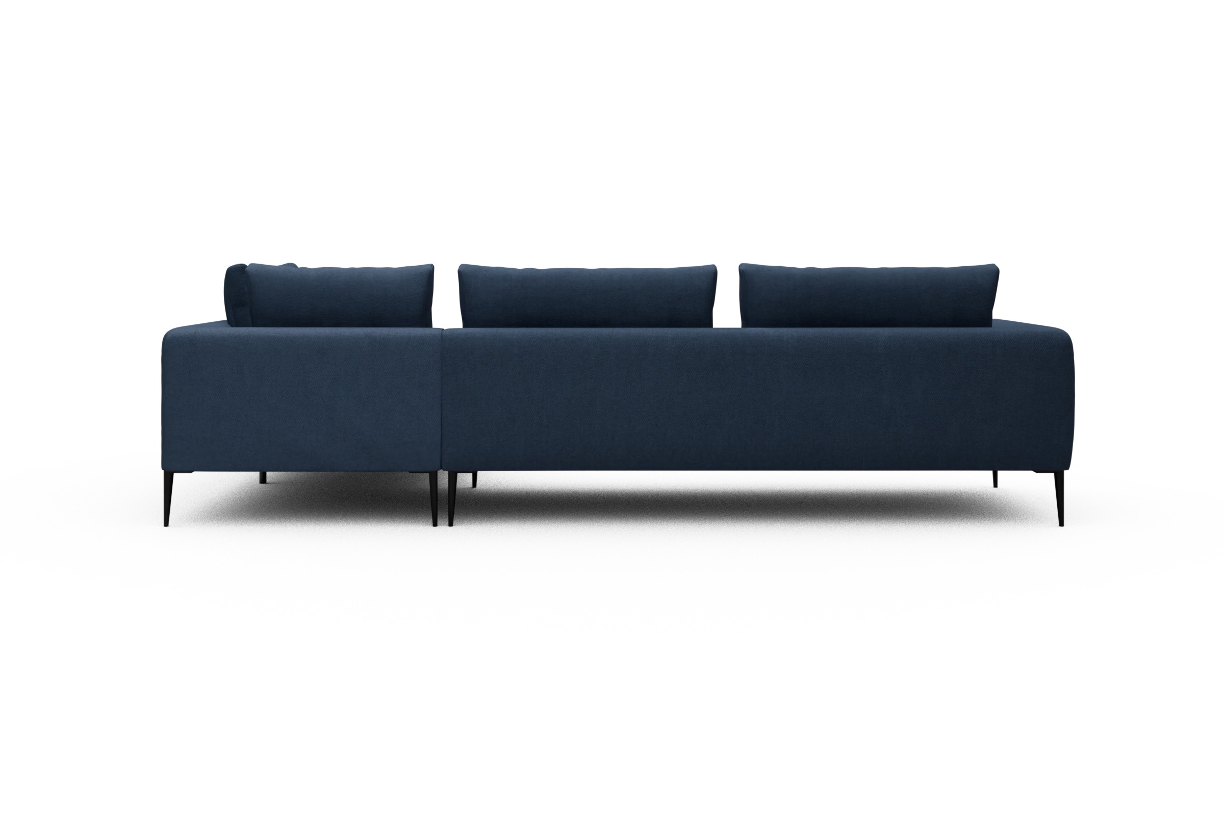 Ecksofa Paul Relax-Ecke links mit 3-Sitzer Weda-Blue