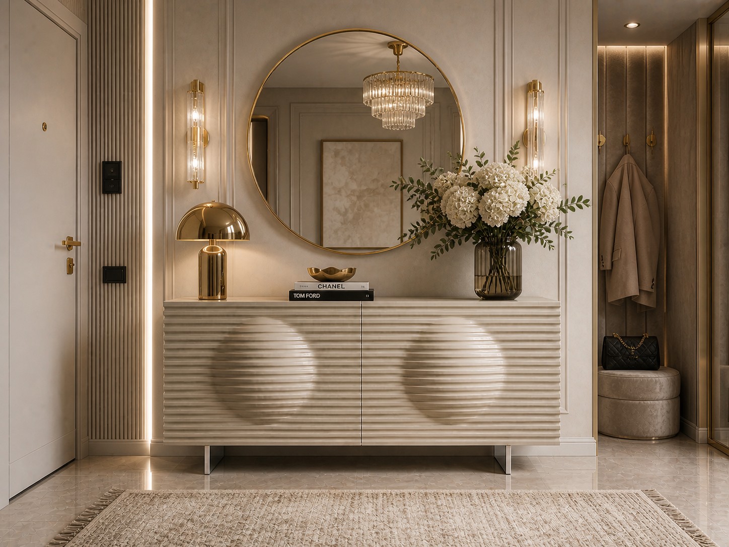 Livin Hill Sideboard Hudson 160 cm Sandfarben