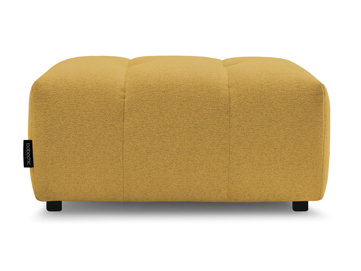 Bobochic Roxelane Pouf Melange-Stoff Gelb