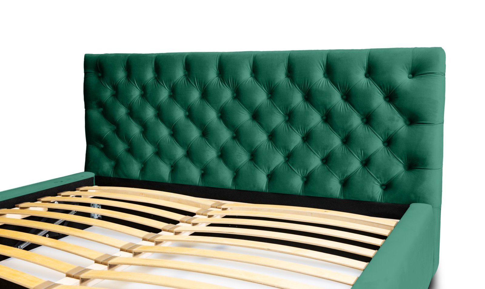 Polsterbett Sento-I Samtstoff 180x200 mit Holzrahmen Magic Velvet 2225