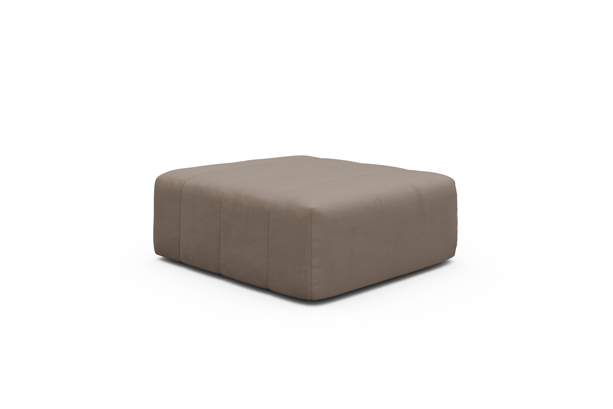 Sitzhocker Hugo Ottomane Cordufine-Biege