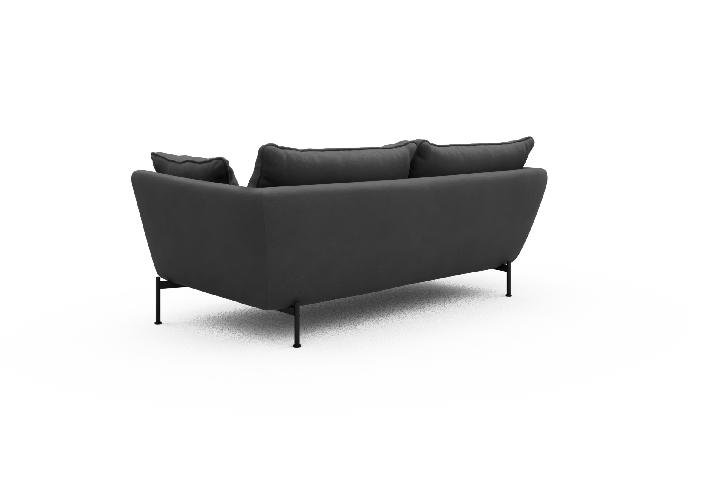 Sofa Anton PREMIUM 2-Sitzer Satya-Zinc