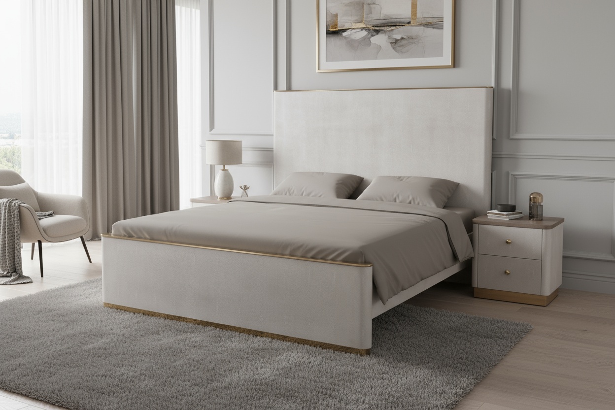 Livin Hill Set Stilig Bedroom: Polsterbett + 2× Nachttisch 160 × 200 cm