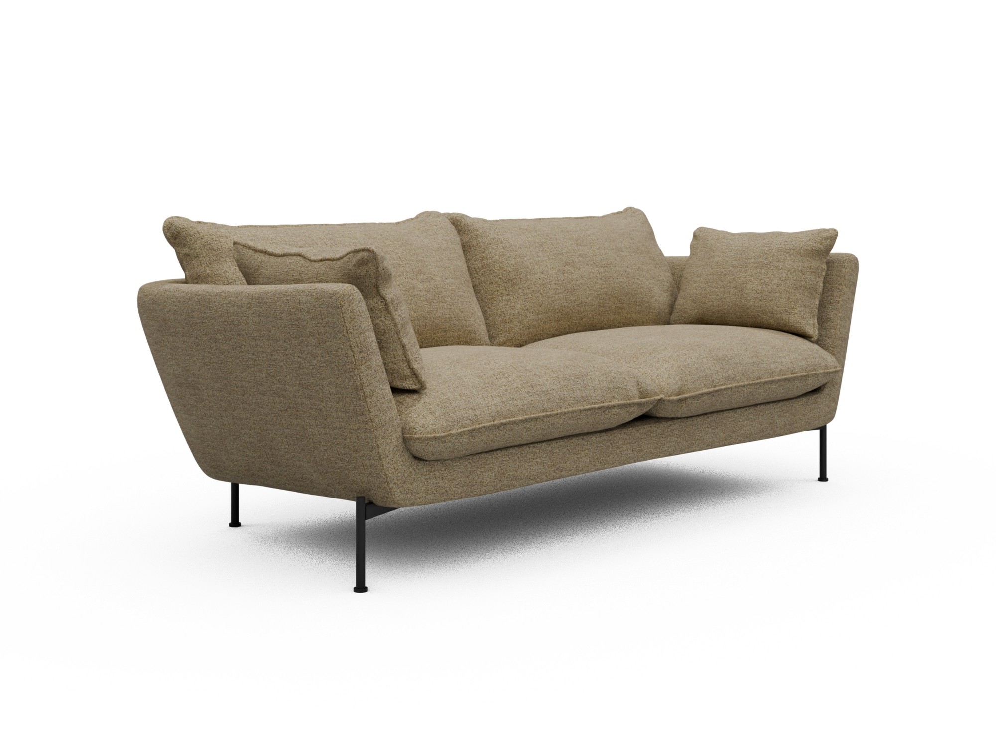Skandi Home Sofa Anton Soft 2-Sitzer Carreno-Silician-Yellow moebelfaktor