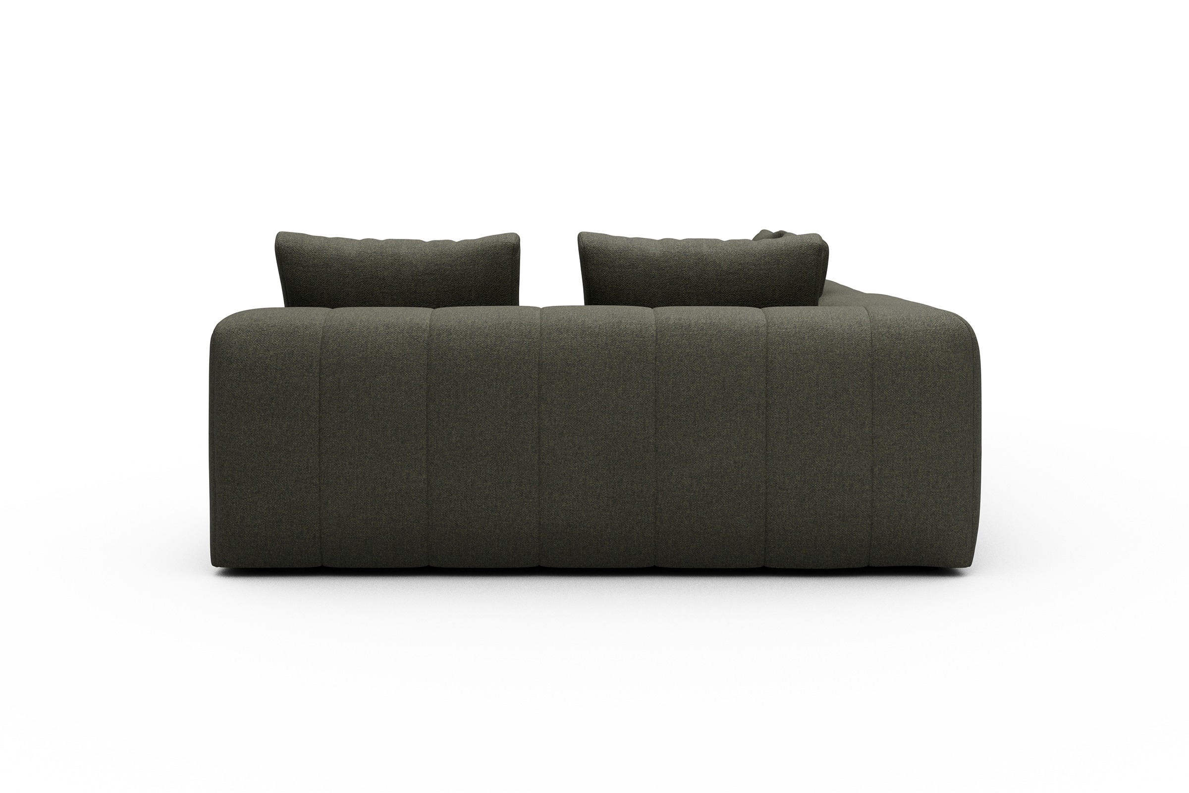 Ecksofa Hugo 2x 2,5-Sitzer Armlehne links Sama-Winter-Moss