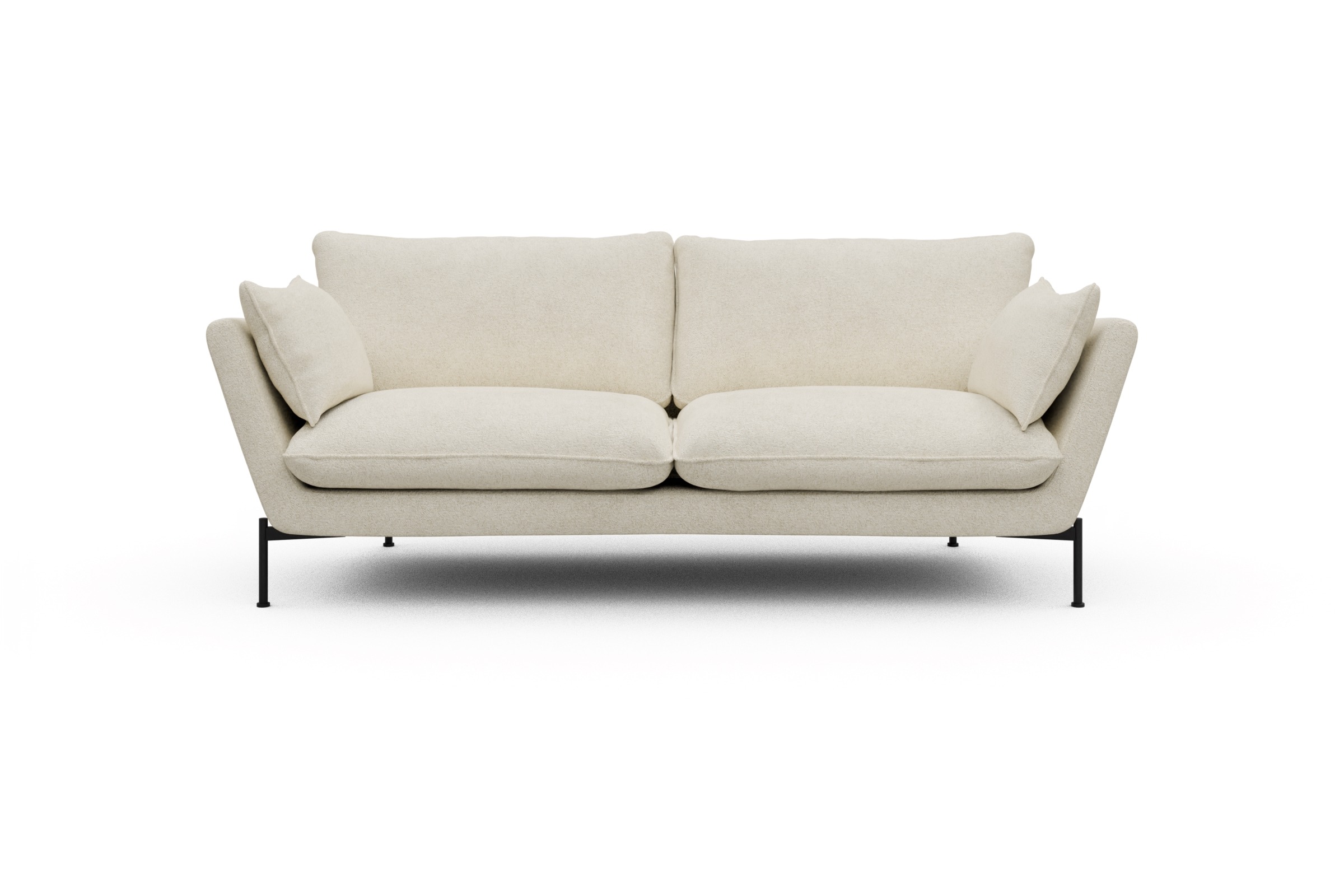 Skandi Home Sofa Anton 3-Sitzer Boucle-Off-White moebelfaktor