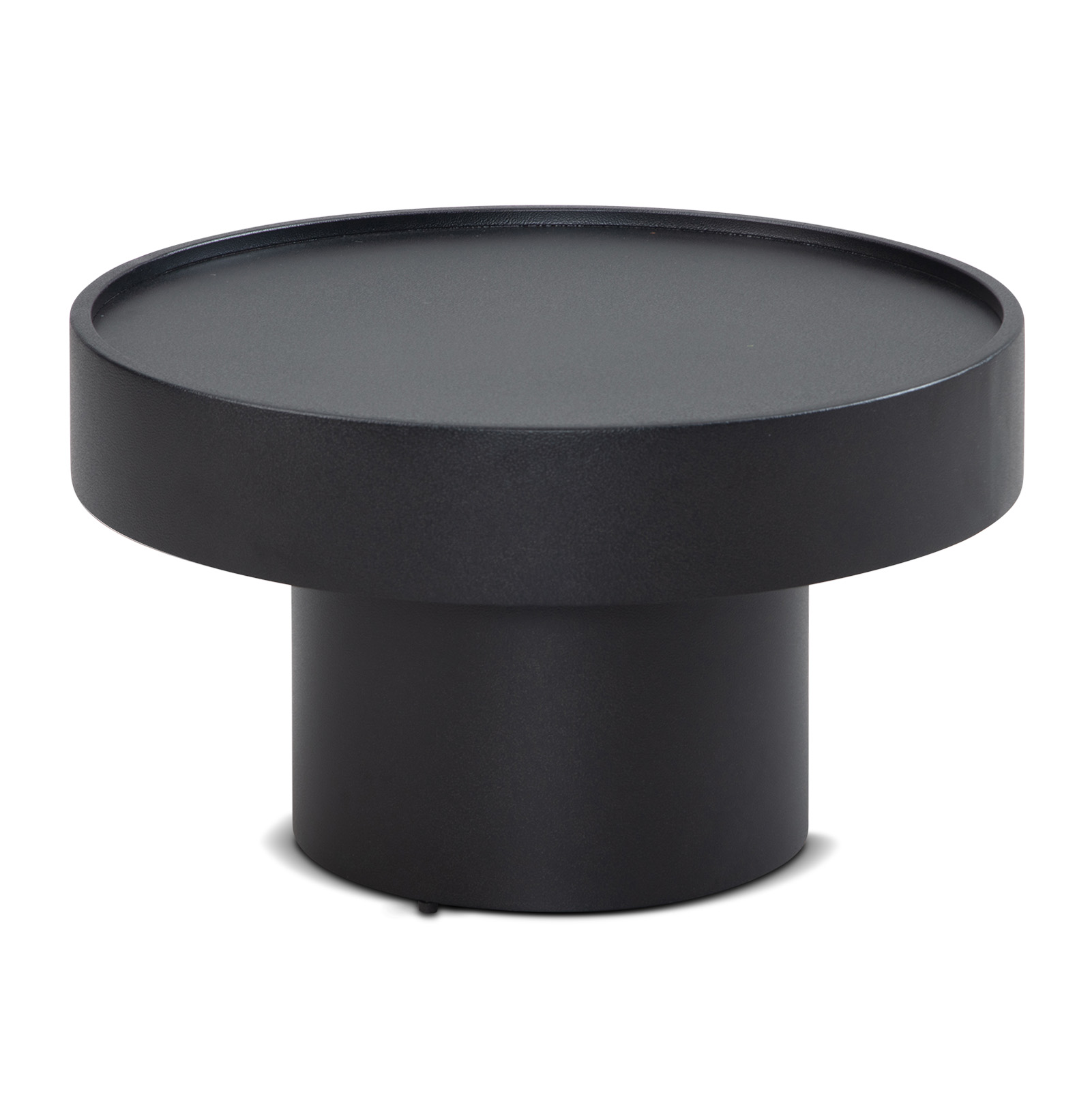 Couchtisch Bjarkoy Metall Schwarz Ø 60 cm