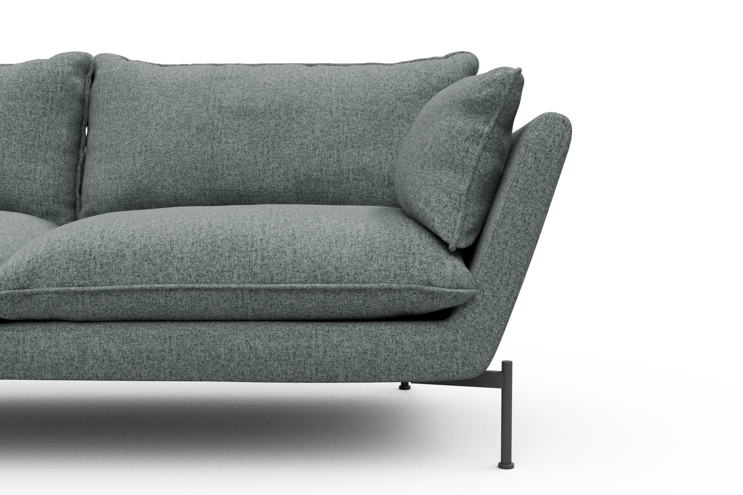 Sofa Anton PREMIUM 3-Sitzer Casone-Light-Mixed-Green