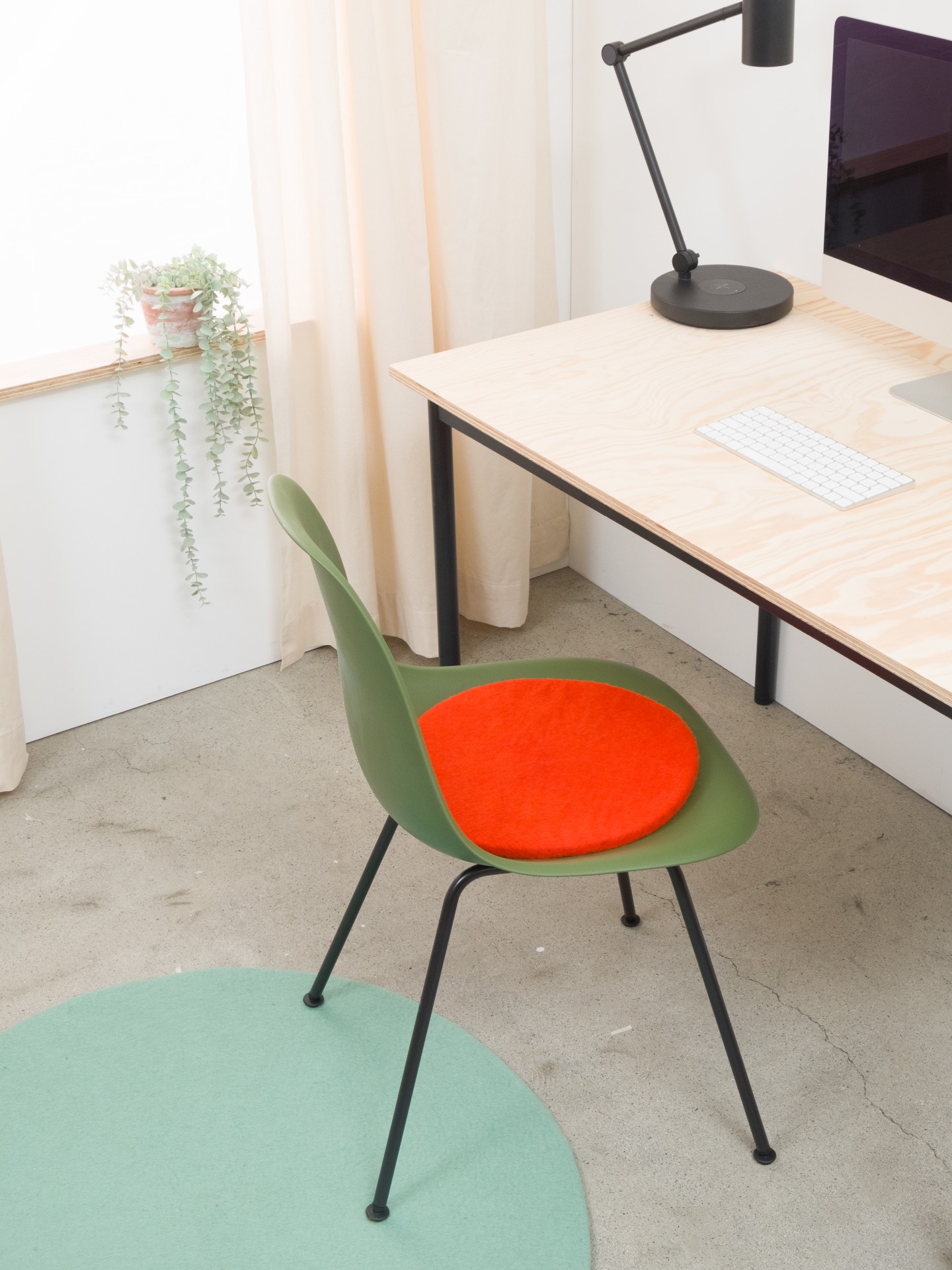 myfelt Mats - Flache Sitzauflage rund