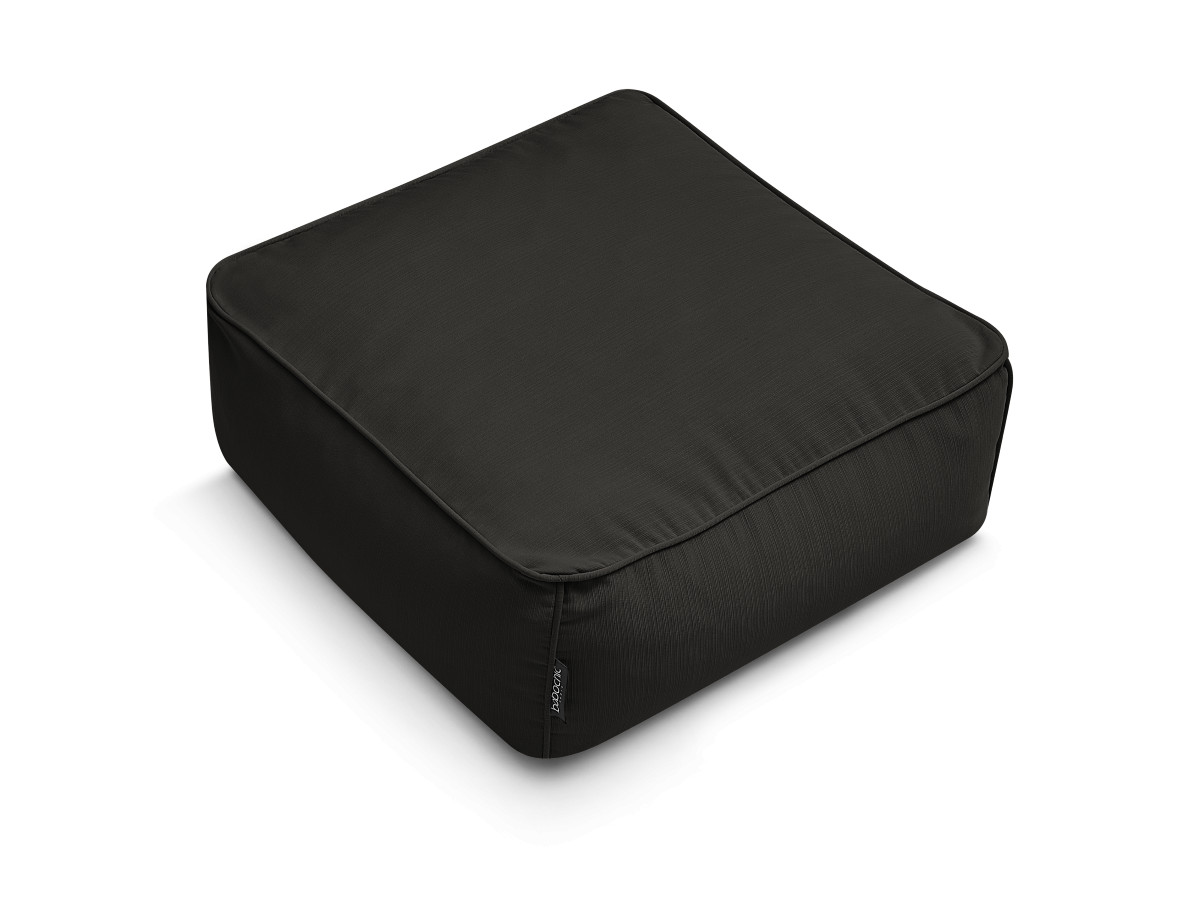 Bobochic Giulia Pouf Stoff Schwarz