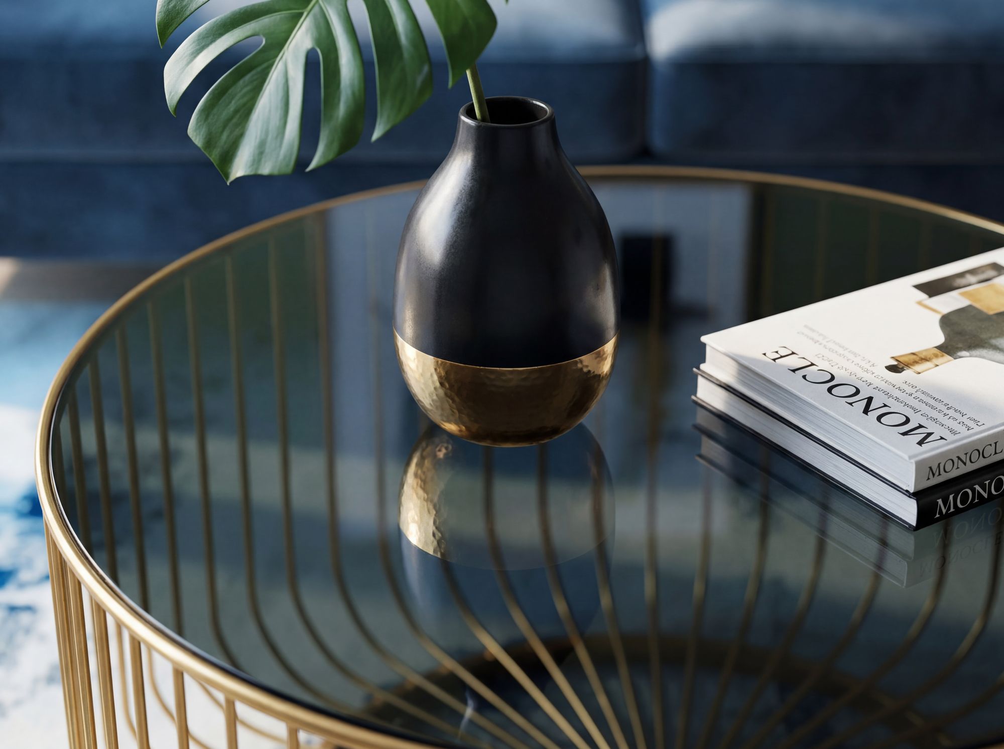 Couchtisch Rovaer Gold Ø 60 cm