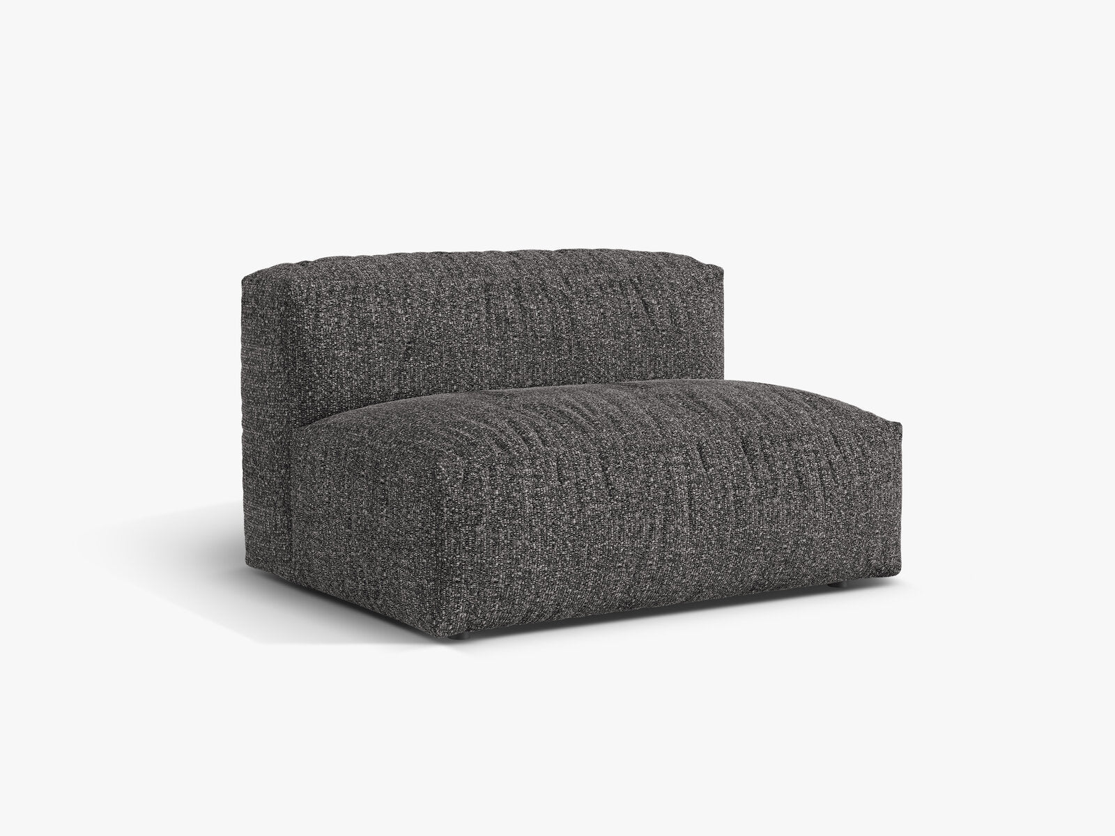 Micadoni Modul Martina 1-Sitzer Groß Boucle Monet Anthrazit
