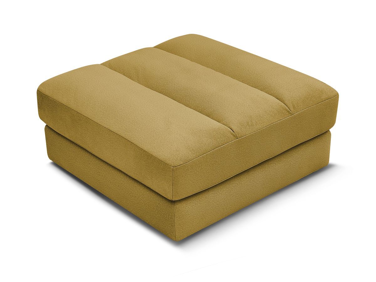 Bobochic Sierra Pouf Samt Gelb